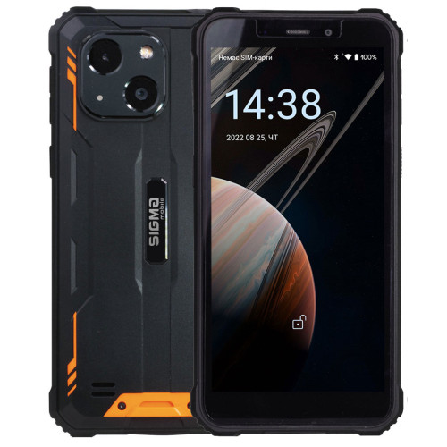 Смартфон Sigma mobile X-treme PQ18 Dual Sim Black-Orange (4827798374023)