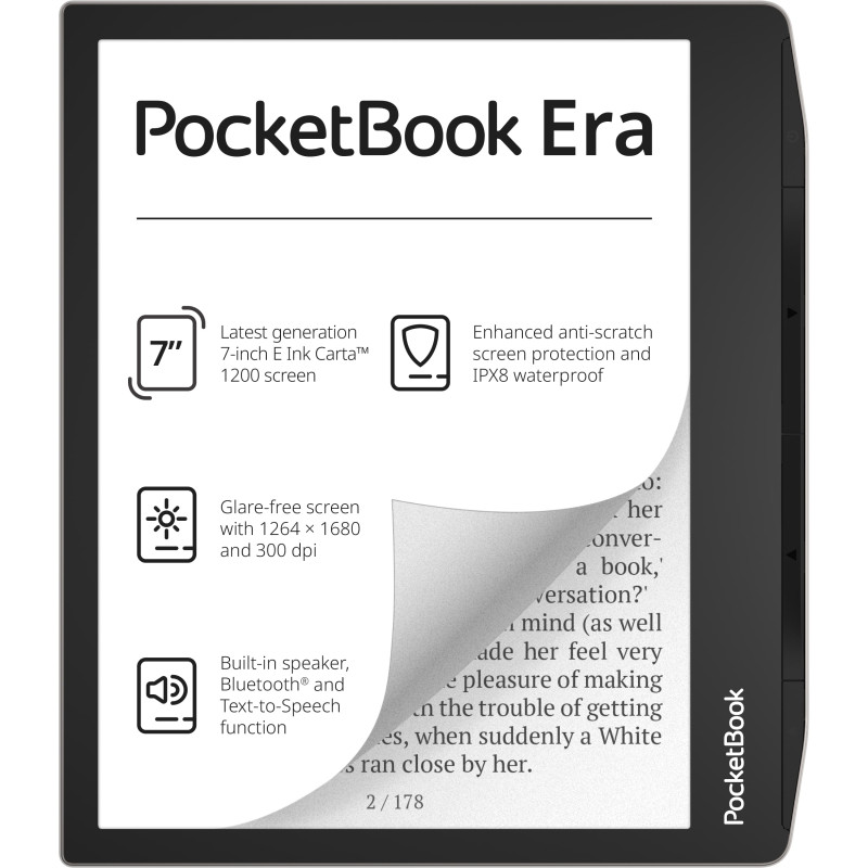 Електронна книга PocketBook 700 Stardust Silver (PB700-U-16-WW)