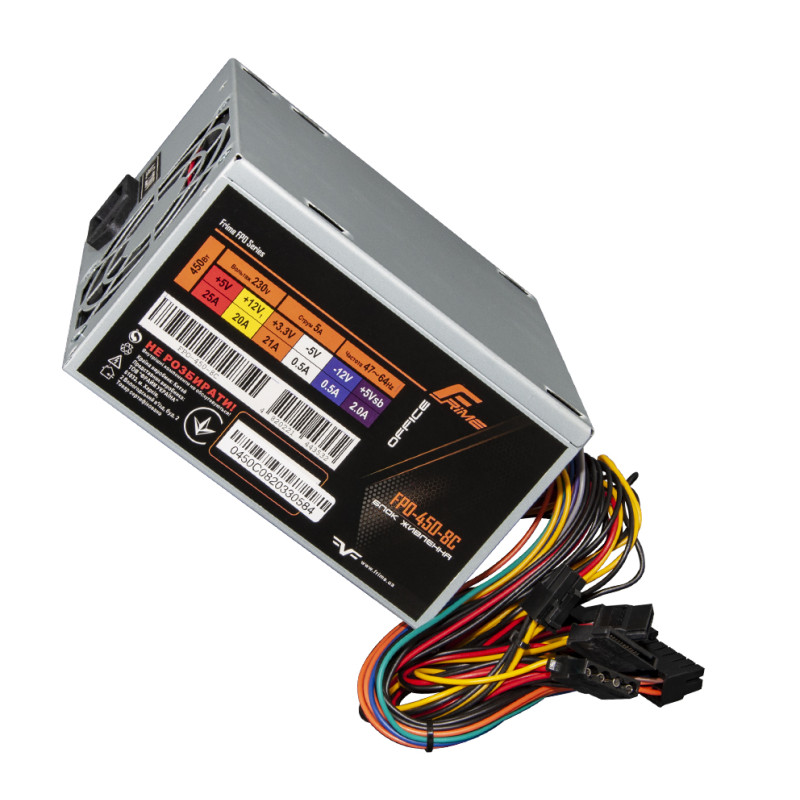 Блок живлення Frime FPO-450-8C OEM (без кабеля живленя)