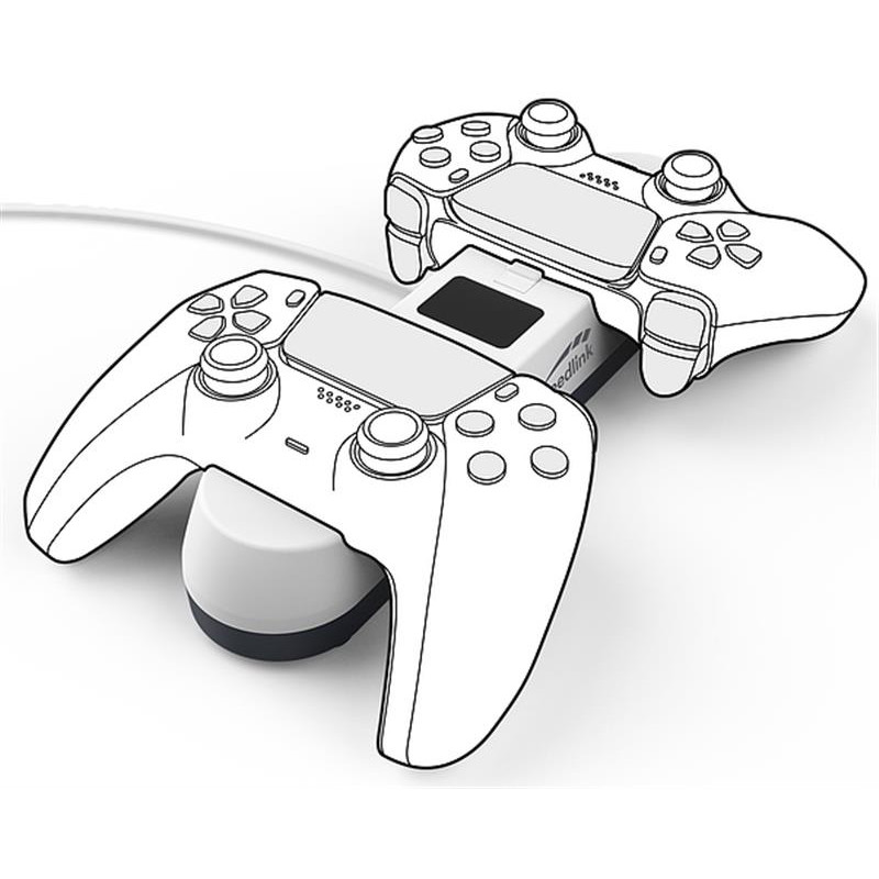 Зарядний пристрій SpeedLink Jazz USB Charger для Sony PS5 White (SL-460001-WE)