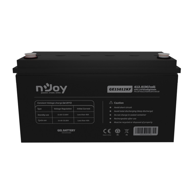 Акумуляторна батарея Njoy GE15012KF 12V 150AH (BTVGCLTODHLKFCN01B) GEL