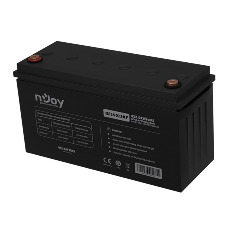 Акумуляторна батарея Njoy GE15012KF 12V 150AH (BTVGCLTODHLKFCN01B) GEL