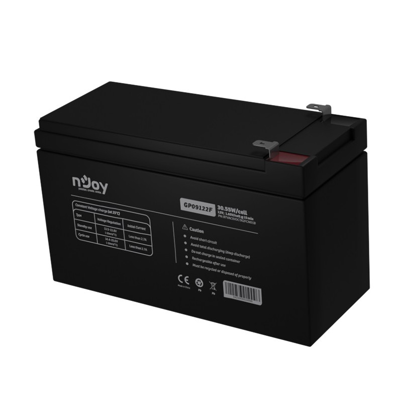 Акумуляторна батарея Njoy GP09122F 12V 9AH (BTVACIUOCTA2FCN01B) AGM