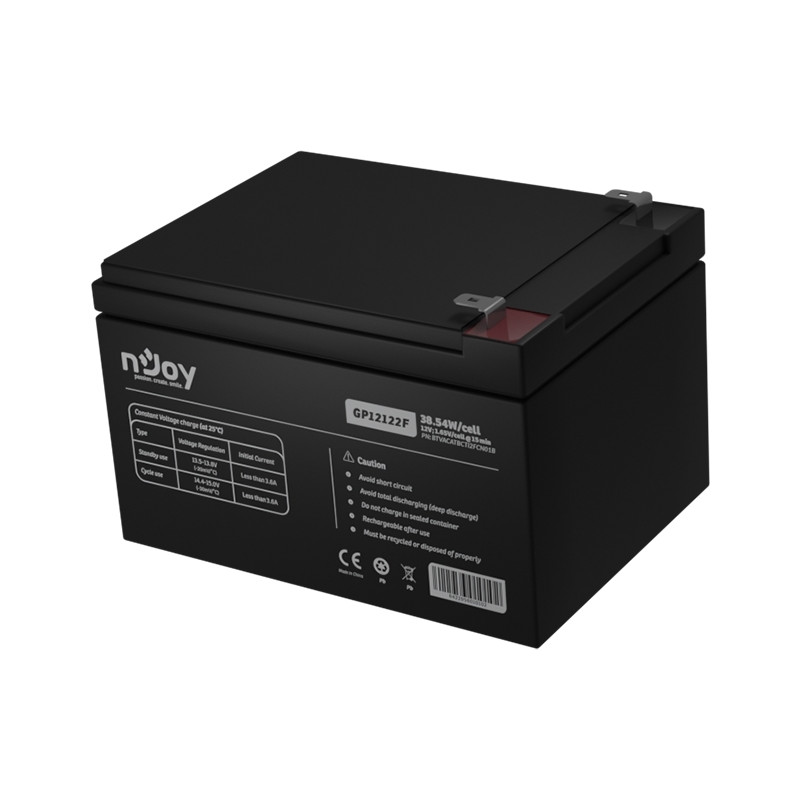 Акумуляторна батарея Njoy GP12122F 12V 12AH (BTVACATBCTI2FCN01B) AGM