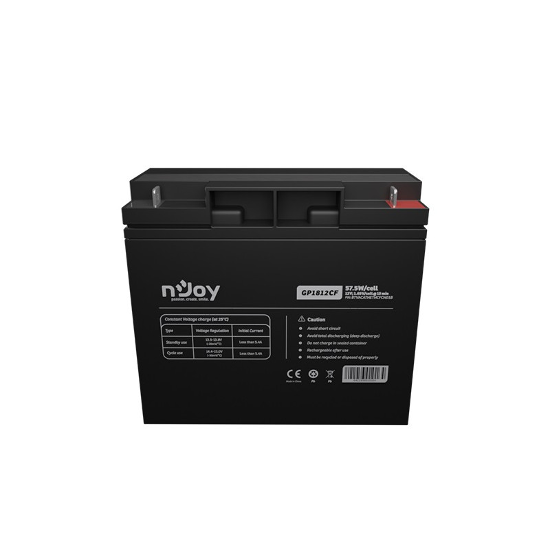 Акумуляторна батарея Njoy GP1812CF 12V 18AH (BTVACATHETHCFCN01B) AGM