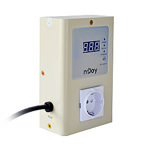 Реле напруги NJOY Royer 16A (AVRL-16A01RY-CS01B) AVR, 1 розетка