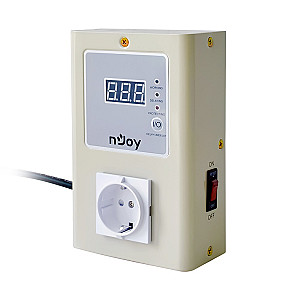 Реле напруги NJOY Royer 16A (AVRL-16A01RY-CS01B) AVR, 1 розетка