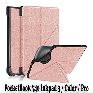 Чохол-книжка BeCover Ultra Slim Origami для PocketBook 740 Inkpad 3/Color/Pro Rose Gold (707456)
