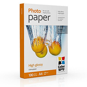 Фотопапір CW глянцевий 230г/м2 A4 100арк (PG230100A4)