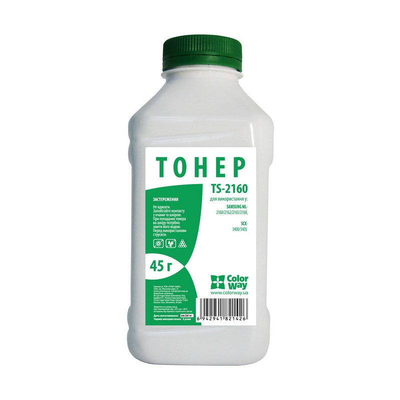 Тонер CW (TS-2160) Samsung ML2160/2165/SCX3400/3405, 45 г