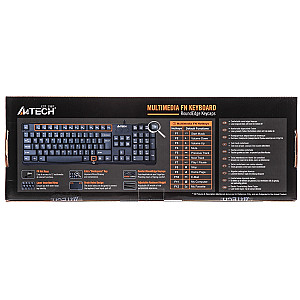 Клавіатура A4Tech KR-750 Ukr Black