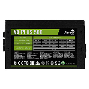Блок живлення AeroCool VX Plus 500 (ACPN-VS50NEY.11) 500W