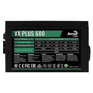 Блок живлення AeroCool VX Plus 600 (ACPN-VS60NEY.11) 600W