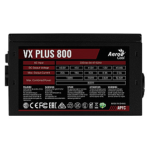 Блок живлення AeroCool VX Plus 800 (ACPN-VS80AEY.11) 800W