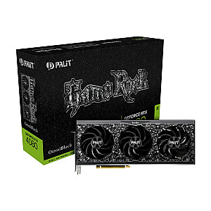 Відеокарта GF RTX 4080 16GB GDDR6X GameRock OmniBlack Palit (NED4080019T2-1030Q)
