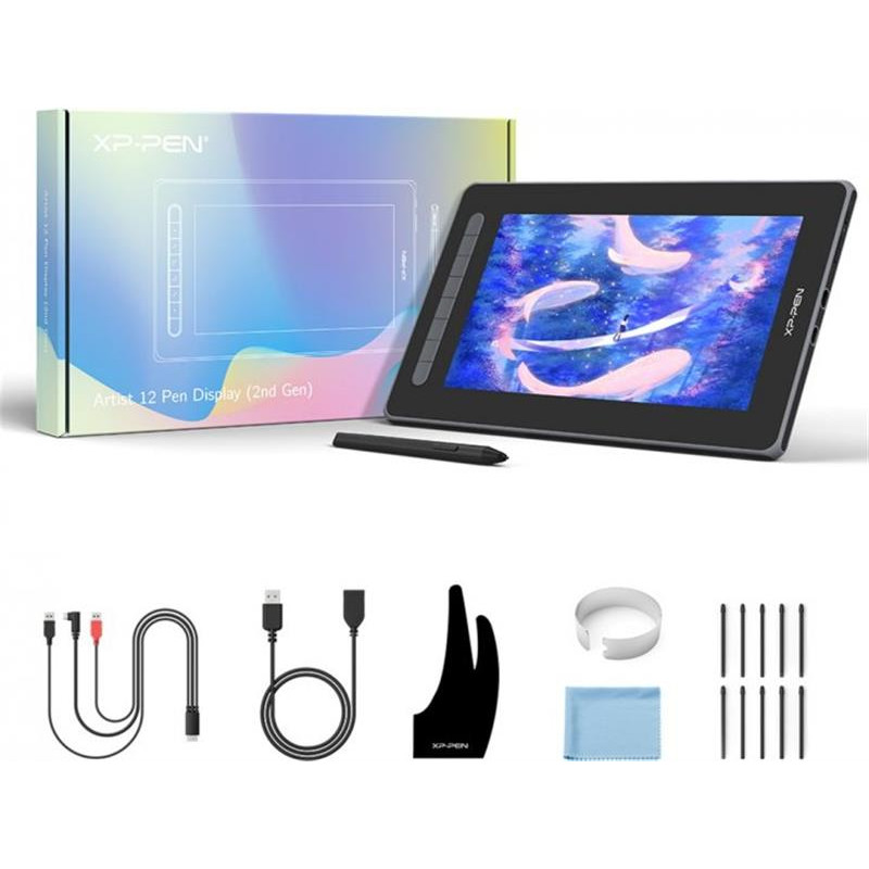 Графічний монітор XP-Pen Artist 12 Pen Display (2nd Gen) Black (JPCD120FH_BK)