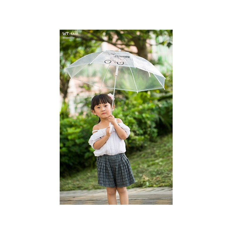 Парасоля WK mini Umbrella WT-U06 прозорий (6970349283836)