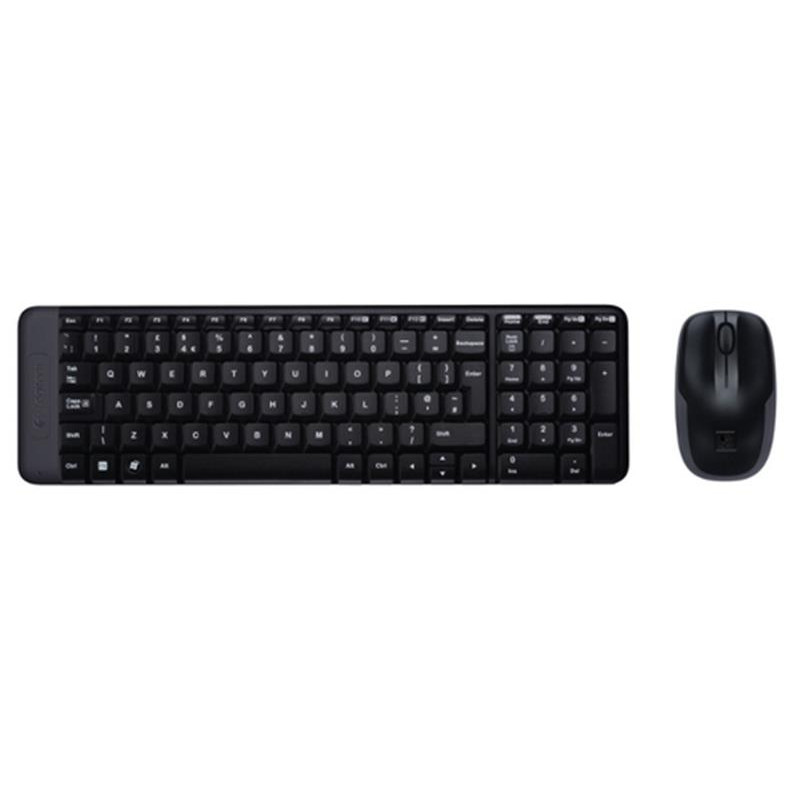 Комплект (клавіатура, мишка) бездротовий Logitech MK220 Black USB (920-003168)