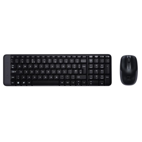 Комплект (клавіатура, мишка) бездротовий Logitech MK220 Black USB (920-003168)