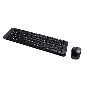 Комплект (клавіатура, мишка) бездротовий Logitech MK220 Black USB (920-003168)