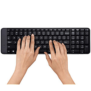 Комплект (клавіатура, мишка) бездротовий Logitech MK220 Black USB (920-003168)