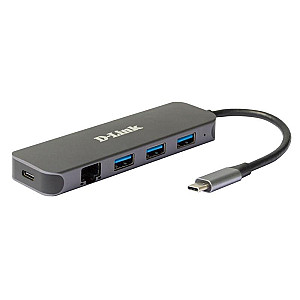Концентратор USB Type-C D-Link DUB-2334