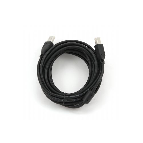 Кабель Cablexpert USB - USB Type-B V 2.0 (M/M), 4.5 м, Феритовий фільтр, чорний (CCF-USB2-AMBM-15)