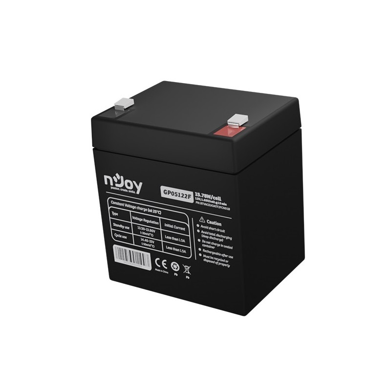 Акумуляторна батарея Njoy GP05122F 12V 5AH (BTVACEUOATF2FCN01B) AGM