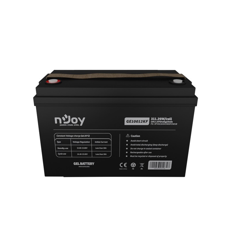 Акумуляторна батарея Njoy GE10012KF 12V 100AH (BTVGCAHOCHKKFCN01B) GEL