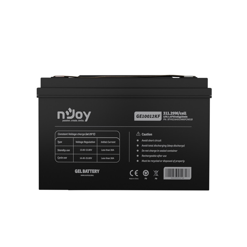 Акумуляторна батарея Njoy GE10012KF 12V 100AH (BTVGCAHOCHKKFCN01B) GEL