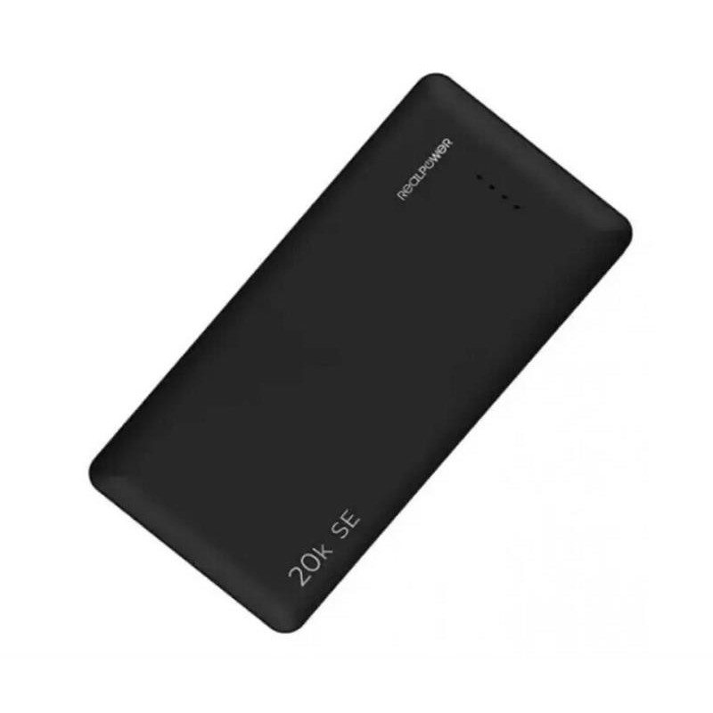 Універсальна мобільна батарея RealPower PB-20k SE Powerbank 20000mAh Black (PB-20k)