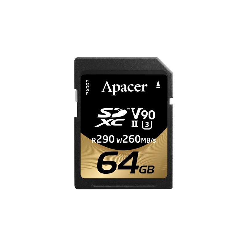 Карта пам`ятi SDXC  64GB UHS-II/U3 Class 10 Apacer (AP64GSDXC10V9-R)