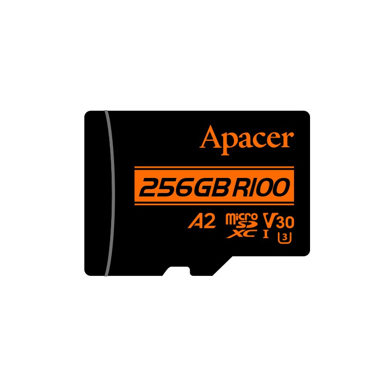 Карта пам`ятi MicroSDXC 256GB UHS-I/U3 Class 10 Apacer (AP256GMCSX10U8-R) + SD адаптер