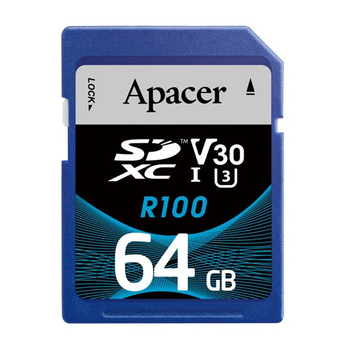 Карта пам`ятi SDXC  64GB UHS-I/U3 Class 10 Apacer (AP64GSDXC10U7-R)