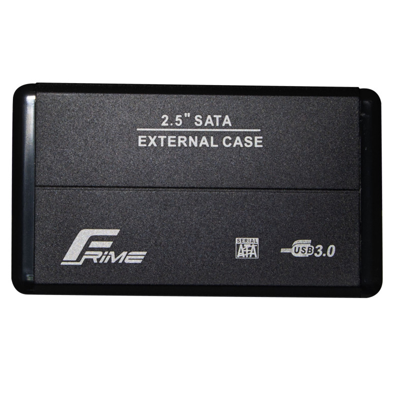 Зовнішня кишеня Frime SATA HDD/SSD 2.5", USB 3.0, Metal, Black (FHE20.25U30)
