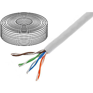 Кабель вита пара UTP 5е ATcom (бух.305м) мідь