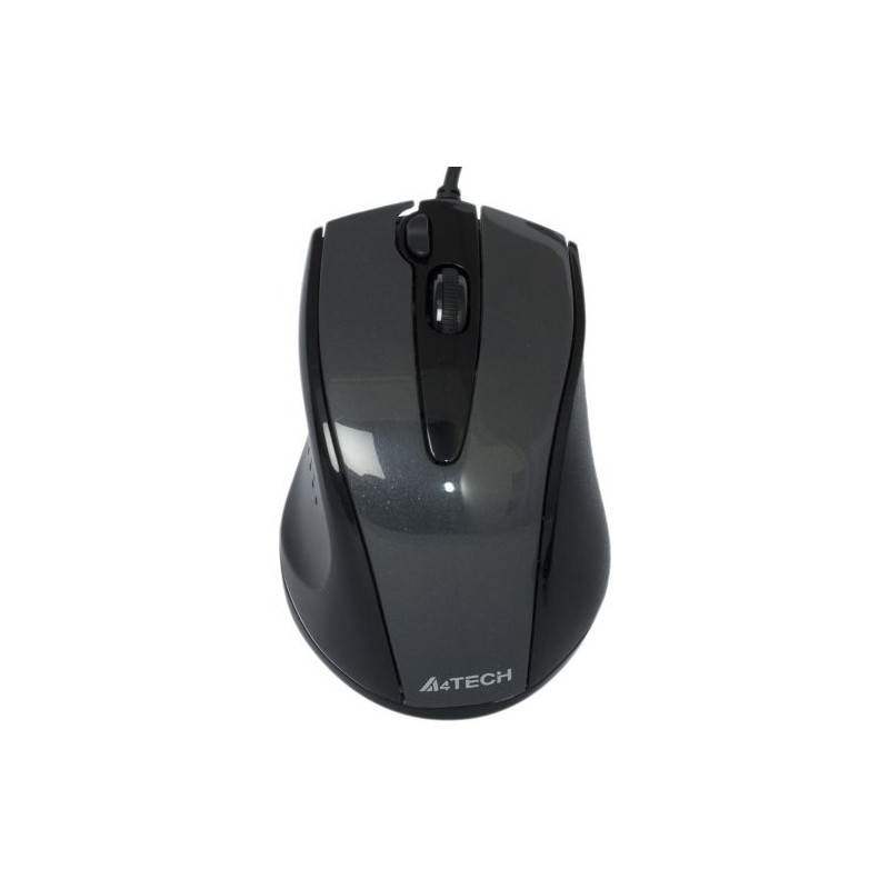 Миша A4Tech N-500F-1 Glossy Grey V-Track