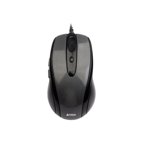 Миша A4Tech N-708X-1 Glossy Black/Grey V-Track