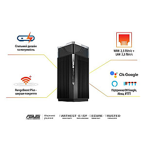 Бездротовий маршрутизатор Asus ZenWiFi Pro ET12 (1-PK)