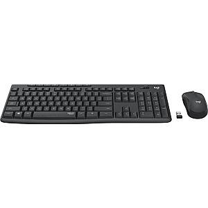 Комплект (клавiатура, миша) бездротовий Logitech MK295 Combo Black USB (920-009800)