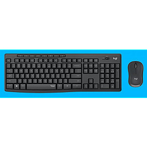 Комплект (клавiатура, миша) бездротовий Logitech MK295 Combo Black USB (920-009800)