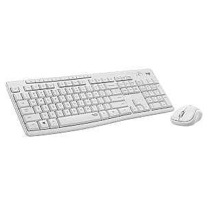 Комплект (клавiатура, миша) бездротовий Logitech MK295 Combo White USB (920-009824)