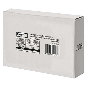 Акумуляторна батарея Emos B9659 6V 7AH (FAST.4.7 MM) AGM