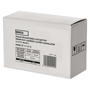 Акумуляторна батарея Emos B9674 12V 7.2AH (FAST.6.3 MM) AGM