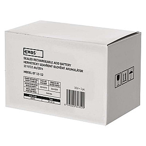 Акумуляторна батарея Emos B9656 12V 12AH (FAST.6.3 MM) AGM