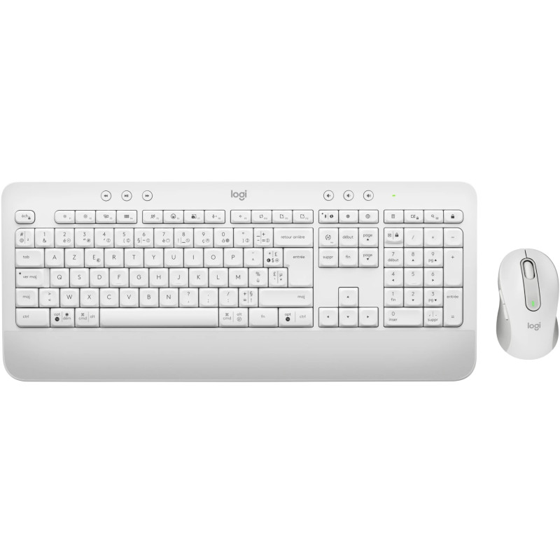 Комплект (клавіатура, мишка) бездротовий Logitech MK650 Combo for Business White (920-011032)