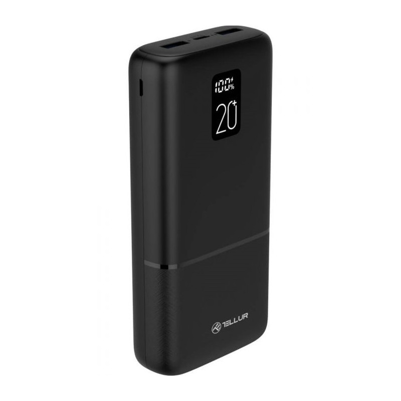 Універсальна мобільна батарея Tellur PD202 Boost Pro 20000mAh Black (TLL158351)