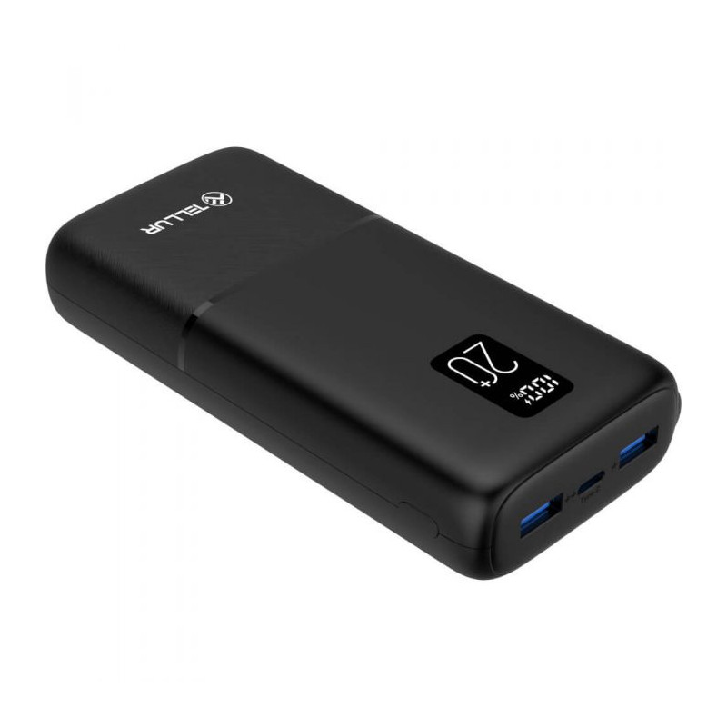 Універсальна мобільна батарея Tellur PD202 Boost Pro 20000mAh Black (TLL158351)