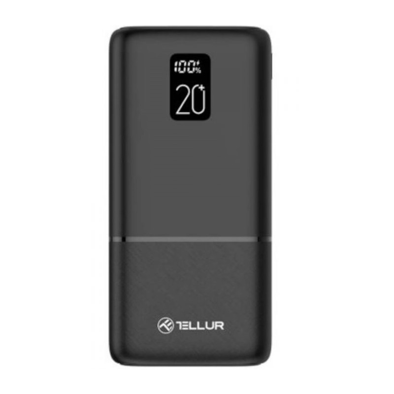 Універсальна мобільна батарея Tellur PD202 Boost Pro 20000mAh Black (TLL158351)