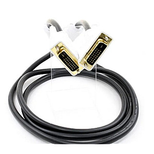 Кабель Atcom DVI - DVI (M\M), 1.8 м, чорно-білий (8057)